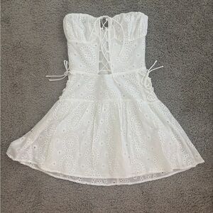SABO White Eyelet Dress